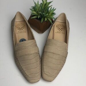 NEW Vince Camuto Zally Croc Loafer Flats 7